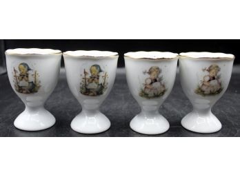 Hummel Egg Cups New In Box - Lily Of The Valley And He Loves Me - 4 Total