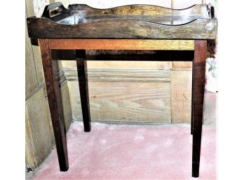 Vintage  Butler Table With Serving Tray