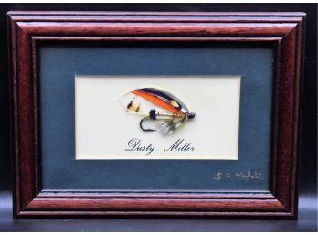 Dusty Miller Classic Atlantic Salmon Fly Lure - Framed - Signed