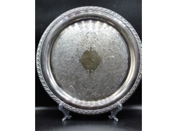 Oneida Silver Plated Round Tray