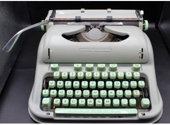 Rare 1960s HERMES 3000 Typewriter Mint Green Working Case