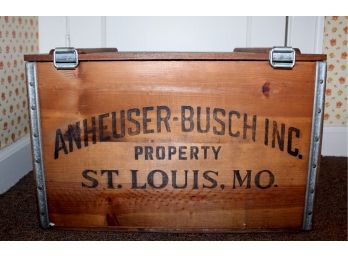 Vintage Anheuser-busch Budweiser Beer Case