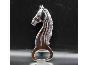 Silver Plated Horse Head Bottle Opener Great For The Equestrian Lover