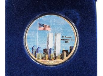 2001 National Collector's Mint 9/11 Silver Eagle Coin