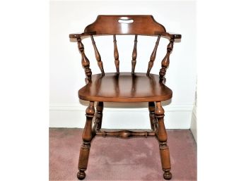 Vintage Ethan Allen Maple Wood Side Accent Chair