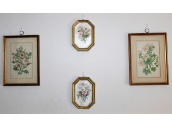 Lot Of Assorted Floral Prints - Framed - 4