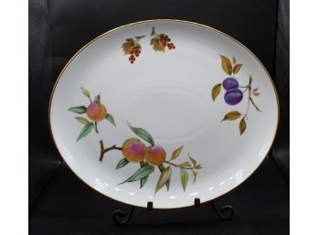 Royal Worcester Evesham Gold Porcelain Oval Platter