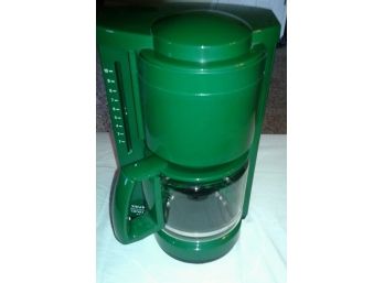 Rare KRUPS Gevalia Kaffe Green Automatic Coffee Maker 10 Cup Model 396