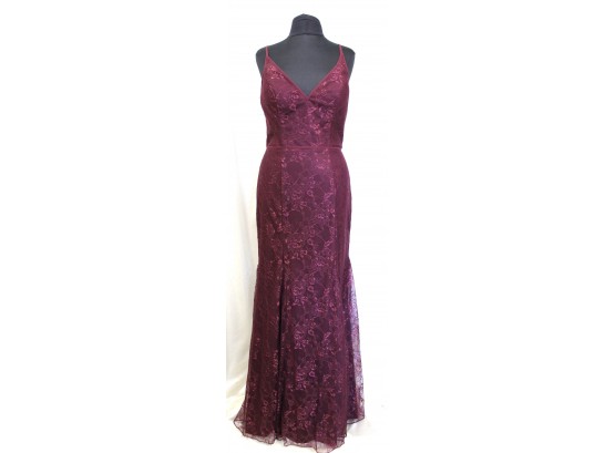 Morilee Lace Gown With Zipper Back