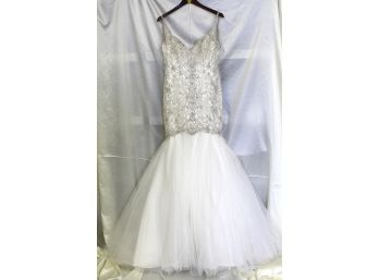 This Eddy K Mermaid Gown With Enchanting Beadwork Also Features Gorgeous Volume