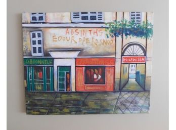 Stylish Store Front Print On Canvas