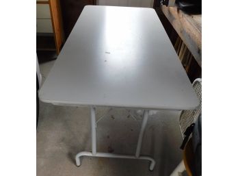 Metal Framed Laminate Folding Table