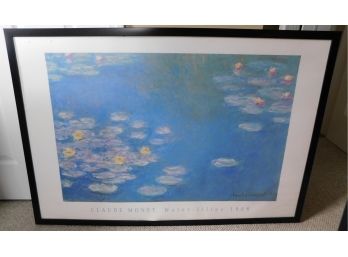 'Water - Lilies' 1908 Claude Monet Framed Poster Print