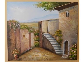 Italian Landscape Canvas Art Print