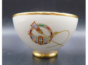 Arklow Pottery Gold Trimmed Tara Brooch Cup