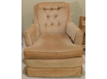Comfortable Renbrook Chair Corp Upholstered Cushioned Rocking Chair