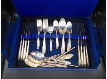Harmony House Plate Stainless Flatware Set In Box