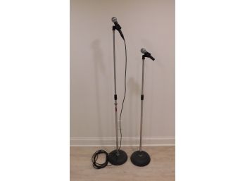 Shure SM58 Microphone With Stand - 2 Sets