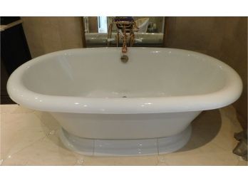 Stylish Waterworks White Porcelain Bathtub