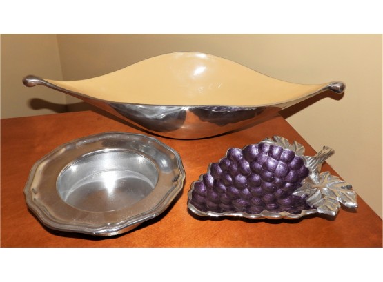 Assorted Set Of 3 Decorative Bowls