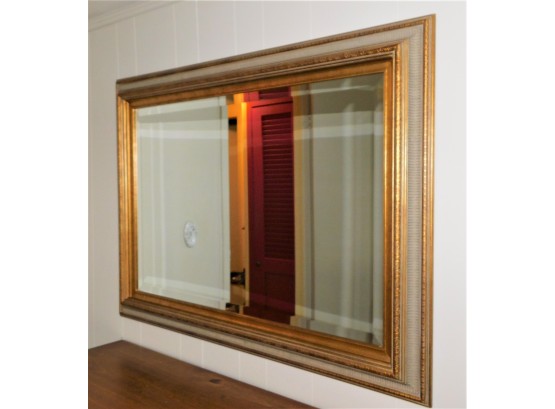Stunning Lovely Wood Accent Framed Wall Mirror