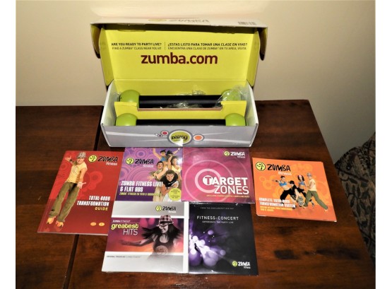 Zumba Fitness Total Body Transformation System DVD Set 5 DVDs And Guide - Original Box