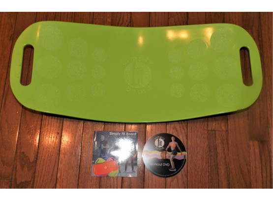 Simply Fit Board 'The Workout Balance Board With A Twist' Includes DVD