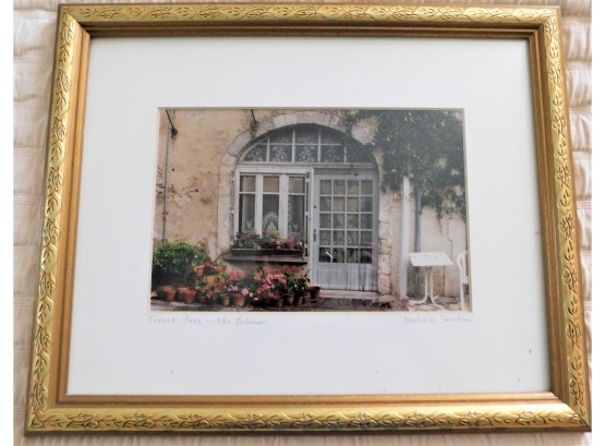 'french Lace, The Luberon' Signed By Barbara Sandson Framed Photograph