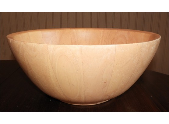Large Pomerantz Wood Salad Bowl