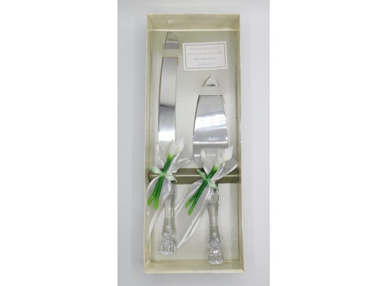 Wedding Star Collection Cake Cutting & Serving Set - New In Original Packaging