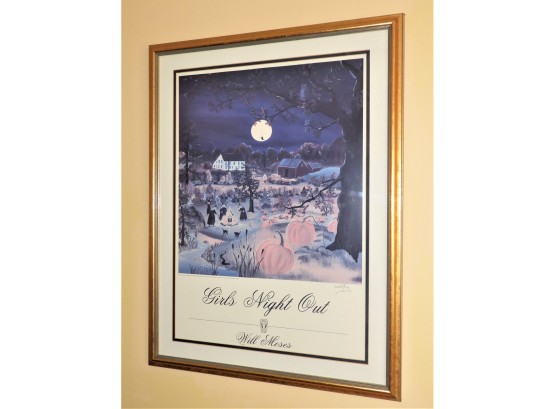 'Girls Night Out' By Will Moses Signed & Framed Print