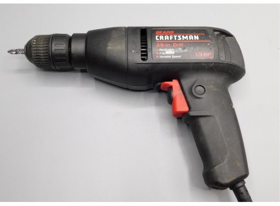 Craftsman 3/8' Corded Electric Drill #315.101230