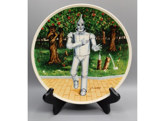 The Wizard Of Oz Collection 'If I Only Had A Heart' The Tinman Plate #16717C -Certificate Of Authenticity