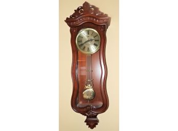 Elegant D & A Westminster Whittington Quartz Wall Clock With Pendulum