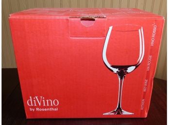 DiVino By Rosenthal Red Wine Glasses - Set Of 6 - New In Box