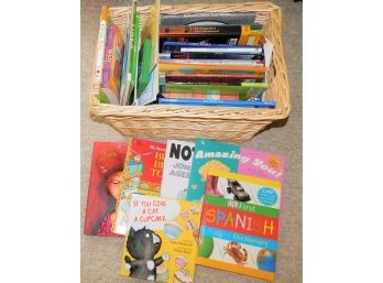 Basket Of Assorted Children's Books