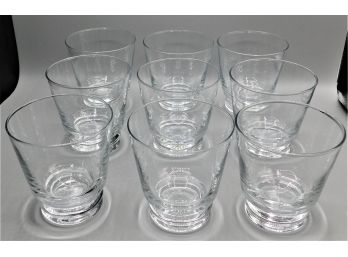 Tumbler Drinking Glasses - Set Of 9