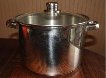 Dansk Stainless Steel Stock Pot With Lid