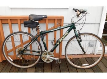 Trek Multitrack 7200 17' Men's Green Bicycle With Pouch