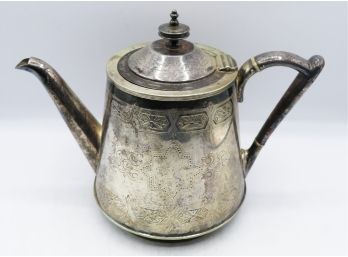 Antique - Silver Plated Teapot - 4053 - EP