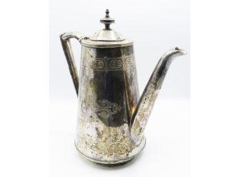 Antique - Sterling Silver Plated Tea Pot - #4053 LP