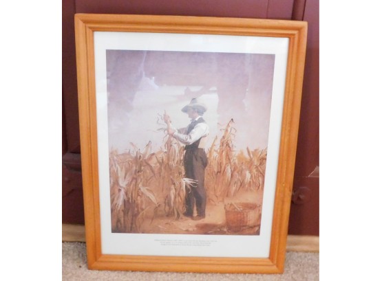 William Sydney Mount - Long Island Farmer Husking Corn - 1833-1834