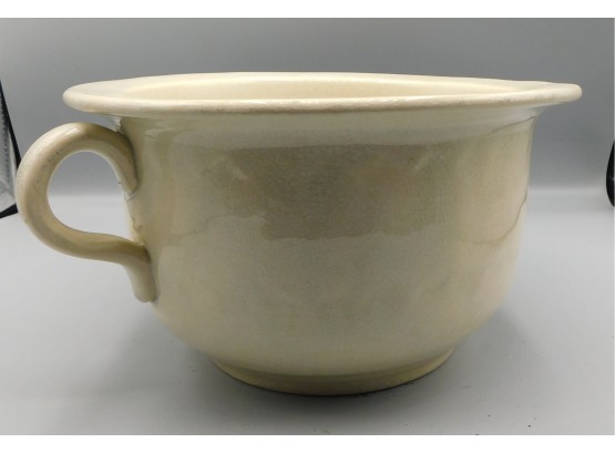 White Ceramic Chamber Pot