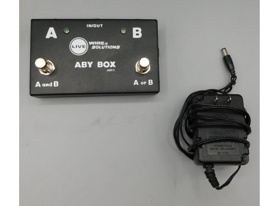 Live Wire Solutions ABY 1 Guitar Footswitch