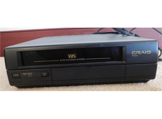 Craig Model PT622A VCR
