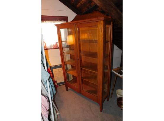 Large Curio Cabinet With Glass Doors