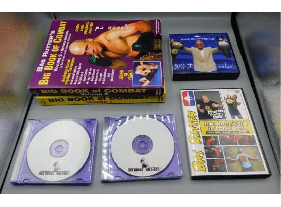 Lot Of Bas Rutten's Learn To Fight DVD's And Books