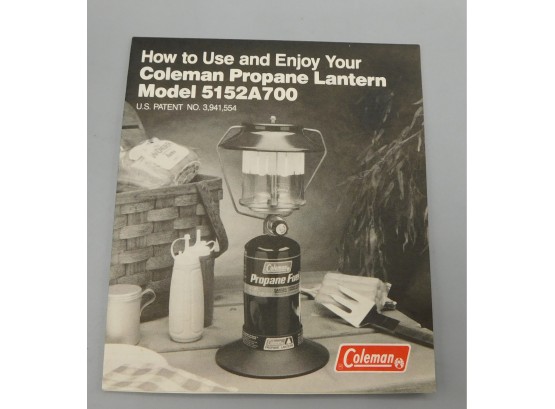 Vintage Coleman Propane Lantern