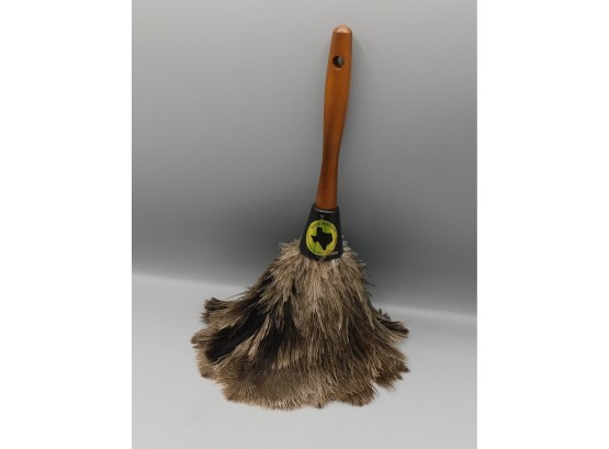 Texas Feathers - Ostrich Feather Duster With Wooden Handle