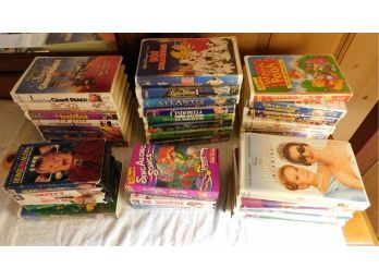 Lot Of Assorted VHS Tapes